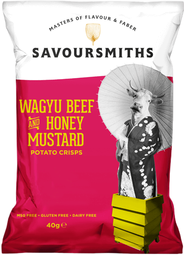 Savoursmiths Wagyu Beef and Honey Mustard Potato Crisps Review