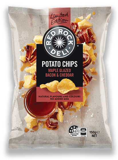 Red Rock Deli Potato Chips Maple Glazed