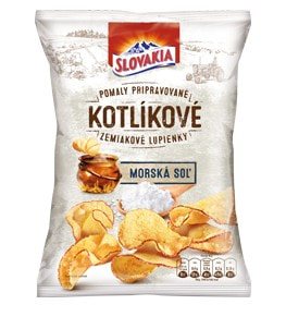 Slovakia Potato Chips Kotlikove Morska Sol