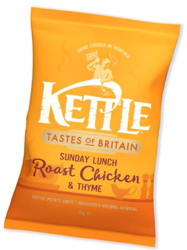 Kettle Tastes of Britain Sunday Lunch Roast Chicken & Thyme Crisps