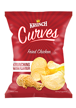 Krunch Curves Potato Chips Chicken
