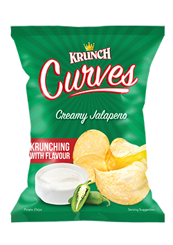 Krunch Curves Potato Chips Jalapeno