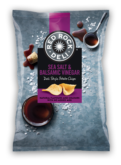 Red Rock Deli Potato Chips Sea Salt & Balsamic Vinegar
