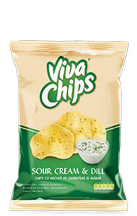 Viva Chips Sour Cream Dill