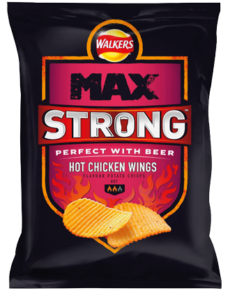 Walkers Max Strong Hot Chicken Wings Flavour Crisps Review