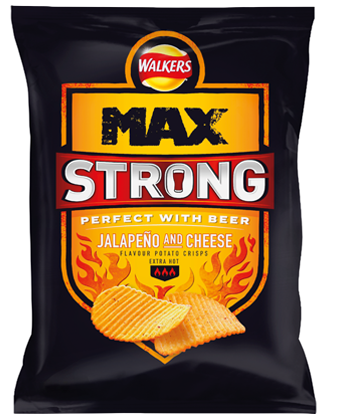 Walkers Max Strong Jalapeno & Cheese Flavour Crisps Review