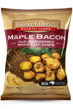 Heartland Potato Chips Wave Cut Maple Bacon