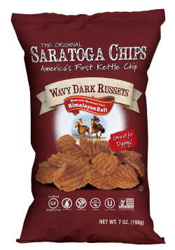 Saratoga Chips Wavy Dark Russets